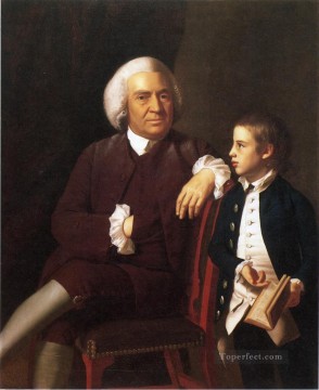 ジョン・シングルトン・コプリー Painting - ウィリアム・ヴァッソールとその息子レナード植民地時代のニューイングランドの肖像画 ジョン・シングルトン・コプリー